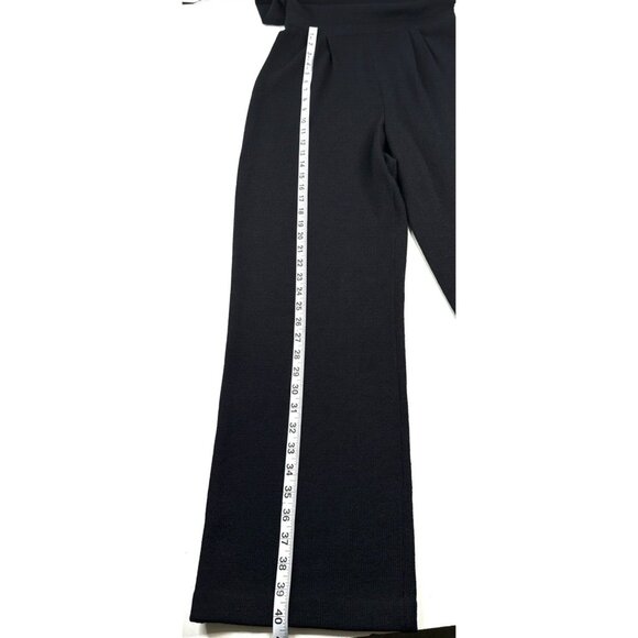 St. John Evening by Marie Gray Women's Halter Jumpsuit Black Sleeveless Size 10 - Picture 7 of 15